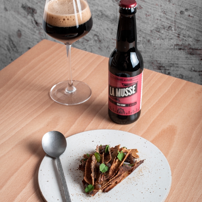 celeri en accord avec une bière brune