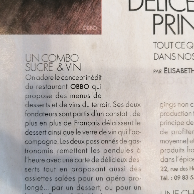 ARTICLE ELLE